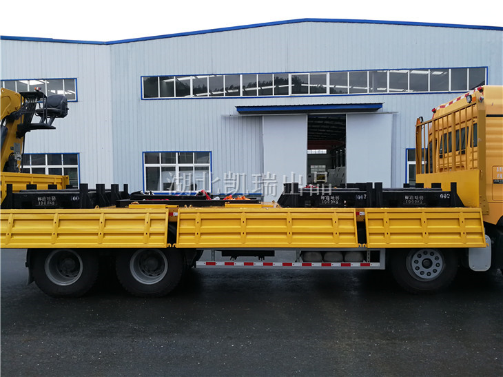 計量檢衡車發運前測試側面圖 計量檢衡車發運前測試側面圖